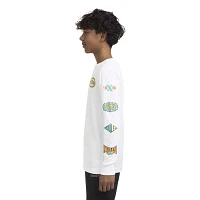 Hurley Big Boys Crew Neck Long Sleeve Graphic T-Shirt