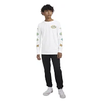 Hurley Big Boys Crew Neck Long Sleeve Graphic T-Shirt