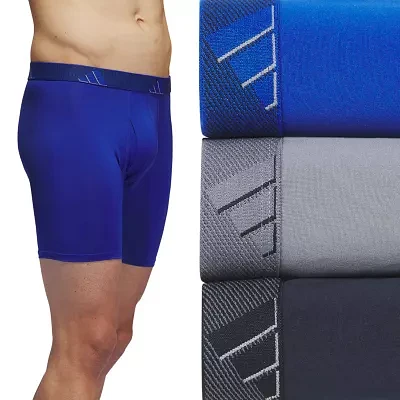 adidas Performance Microfiber Mens 3 Pack Boxer Briefs