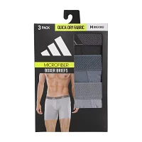 adidas Performance Microfiber Mens 3 Pack Boxer Briefs
