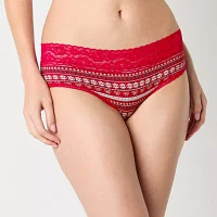 Arizona Body Organic Cotton with Lace Hipster Panty