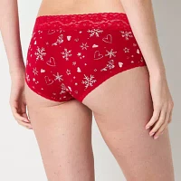 Arizona Body Organic Cotton with Lace Boyshort Panty