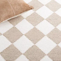 Martha Stewart Jackie Geometric Hand Tufted 27" X 96" Indoor Rectangular Runner
