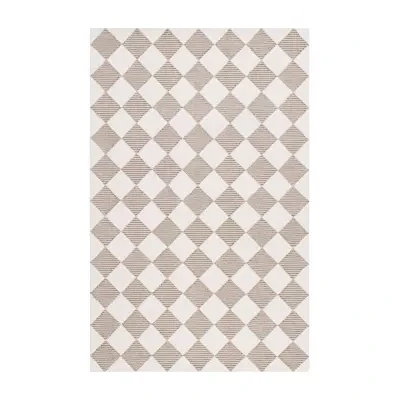 Martha Stewart Jackie Geometric Hand Tufted Washable 36" X 60" Indoor Rectangular Accent Rug"