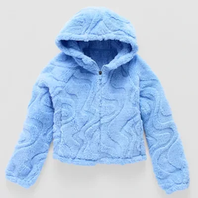 Xersion Little & Big Girls Midweight Sherpa Jacket