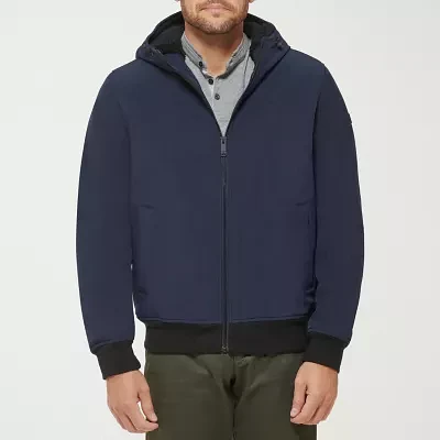 Dockers Mens Water Resistant Sherpa Lined Midweight Softshell Jacket