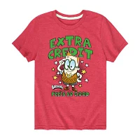 Little & Big Boys Crew Neck Short Sleeve Captain Underpants Graphic T-Shirt