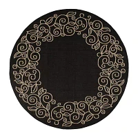 Safavieh Kiaran Floral Indoor Outdoor Round Area Rugs