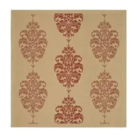 Safavieh Ray Floral Indoor Outdoor Square Area Rugs