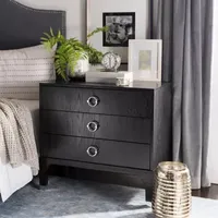 Lorna 3-Drawer Nightstand