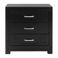 Raina 3-Drawer Nightstand