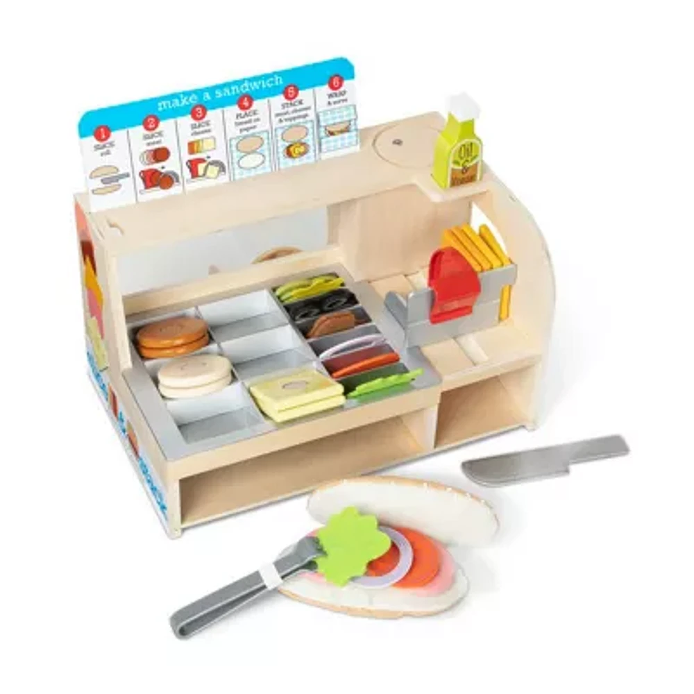 Melissa & Doug Slice & Stack Sandwich Counter