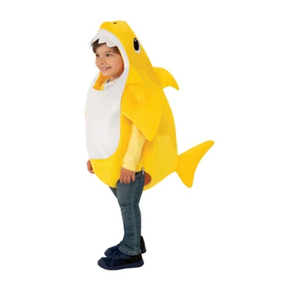 Girls Shark Yellow Costume