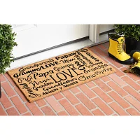 Calloway Mills Grandparents Outdoor Rectangular Doormats