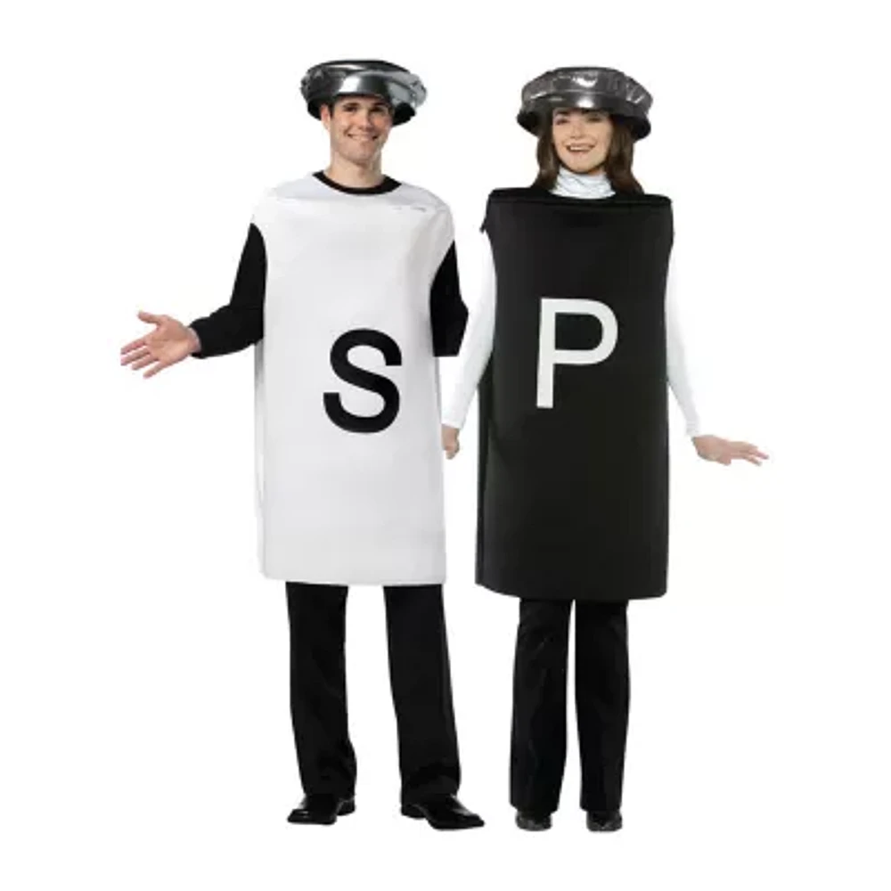 Unisex Adult Salt & Pepper Couples Costume