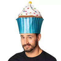 Unisex Adult Blue Cupcake Hat Costume Accessory