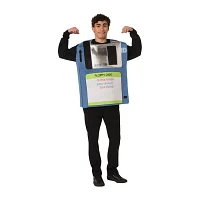 Unisex Adult Floppy Disk Costume