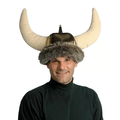 Unisex Adult Space Viking Hat Costume Accessory