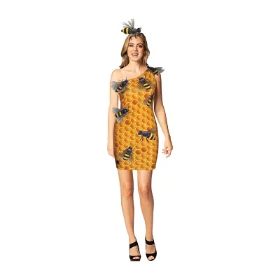 Womens Honey Comb Dress Costume