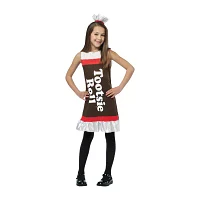 Little & Big  Girls Tootsie Roll Tank Dress Costume