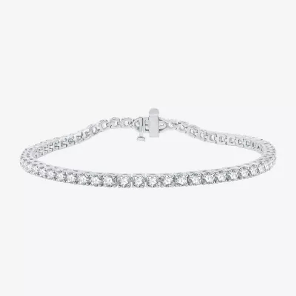 5 CT. T.W. Natural White Diamond 10K or 14K Yellow Gold 7.25 Inch Tennis Bracelet