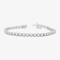 H-I / Si2-I1) CT. T.W. Lab Grown White Diamond 10K or 14K Gold Inch Tennis Bracelet