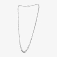 10 CT.T.W. (H-I / I1) Womens Lab Grown Diamond Tennis Necklace Gold