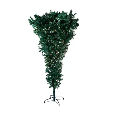 Kurt Adler Upside Down 8 1/2 Foot Pre-Lit Pine Christmas Tree