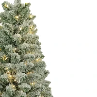 Kurt Adler White Led In Urn 4 Foot Pre-Lit Pine Christmas Tree