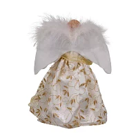 Kurt Adler 12in Battery-Operated Gold Angel Christmas Tree Topper