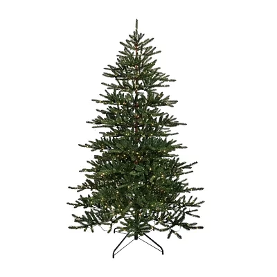 Kurt Adler White Led 9 Foot Pre-Lit Multi-Function Lights Pine Christmas Tree