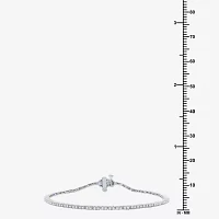 1 CT. T.W. Genuine White Diamond 10K or 14K Yellow Gold Tennis Bracelet