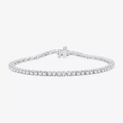 CT. T.W. Natural White Diamond 10K or 14K Yellow Gold 7.25 Inch Tennis Bracelet