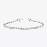 3 CT. T.W. Natural White Diamond 10K or 14K Gold 7.25 Inch Tennis Bracelet