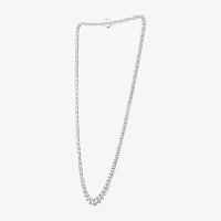 7 Ct.T.W. (H-I / I1) Womens Lab Grown White Diamond 10K or 14K Yellow Gold Tennis Necklaces