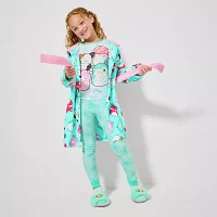 Little & Big Girls Knee Length Long Sleeve Squishmallows Robe