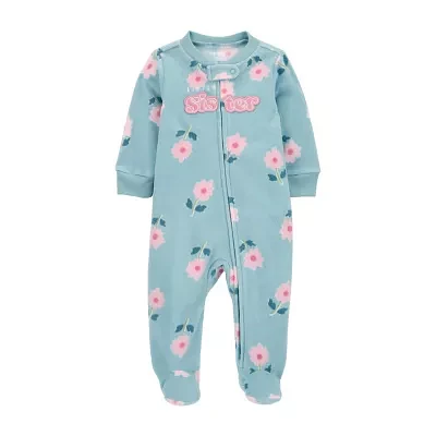 Carter's Baby Girls Microfleece Sleep and Play