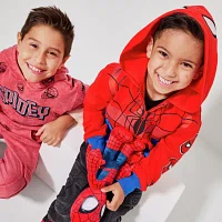 Disney Collection Little & Big Boys Spiderman Fleece Zipper Hoodie