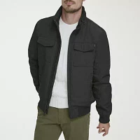 Dockers Mens Lined Water Resistant Midweight Bomber Jacket