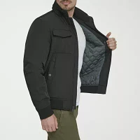 Dockers Mens Lined Water Resistant Midweight Bomber Jacket