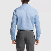 Van Heusen Everyday Defense Mens Regular Fit Stretch Fabric Wrinkle Free Long Sleeve Dress Shirt