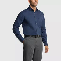 Van Heusen Mens Regular Fit Stretch Fabric Wrinkle Free Long Sleeve Dress Shirt