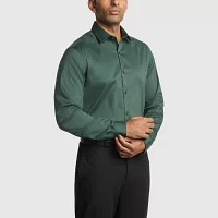 Van Heusen Mens Slim Fit Stretch Fabric Wrinkle Free Long Sleeve Dress Shirt