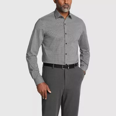 Van Heusen Mens Slim Fit Stretch Fabric Wrinkle Free Long Sleeve Dress Shirt