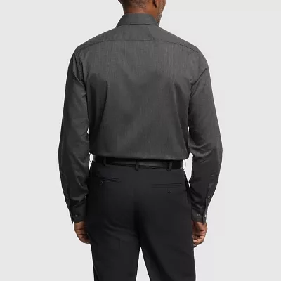 Van Heusen Mens Slim Fit Stretch Fabric Wrinkle Free Long Sleeve Dress Shirt