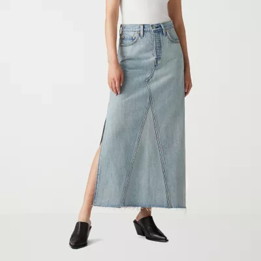 Levi's Iconic Womens Mid Rise Denim Skirt