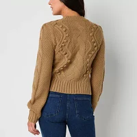 Ryegrass Womens Long Sleeve Rib Knit Pullover Sweater