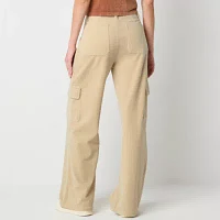 Arizona Low Rise Loose Fit Womens Straight Corduroy Pant - Juniors