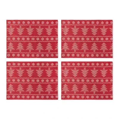 North Pole Trading Co. Nordic Christmas 4-pc. Placemats