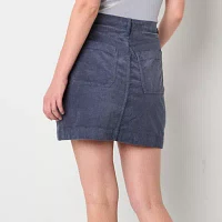 a.n.a Womens Corduroy Mini High Rise Skirt